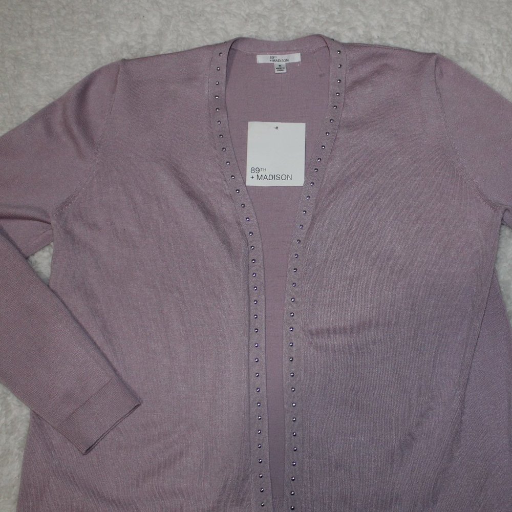 Casual Lavender Cardigan